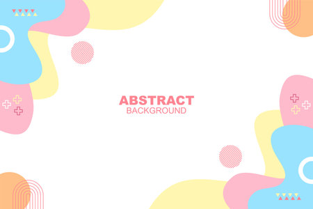 creative abstract background with geometric shapes, hand drawn background, abstract wave backgroundのイラスト素材