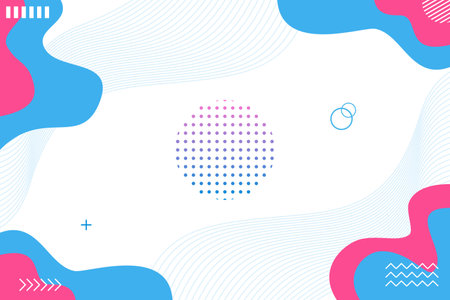 abstract white background colorful gradient, blue modern wallpaper background, banner backgroundのイラスト素材