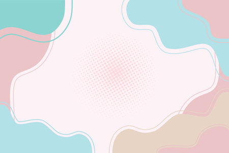 abstract blue white background colorful gradient design, pastel modern wallpaper banner backgroundのイラスト素材