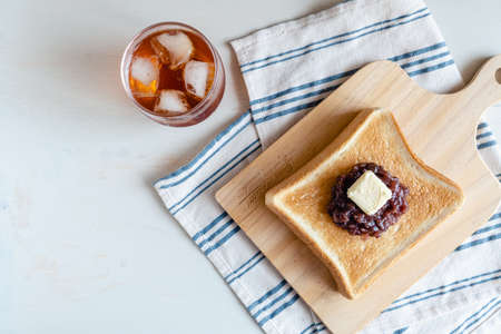An butter toastの写真素材