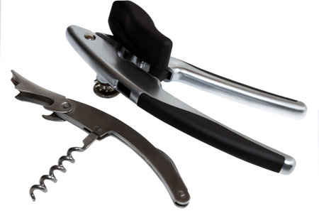 corkscrews isolated on a white background