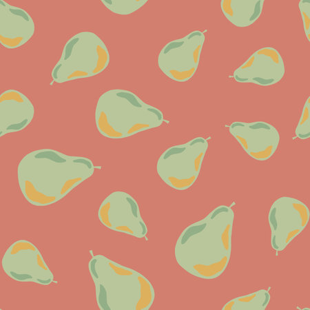 Seamless random pattern with pale blue pearl elements. Pink background. Food backdrop. Stock illustration. Vector design for textile, fabric, giftwrap, wallpapers.のイラスト素材