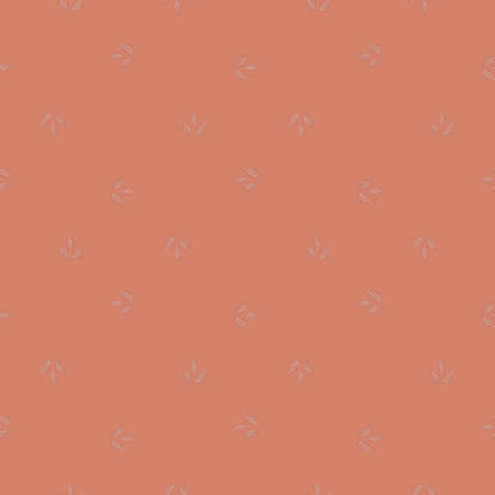 Seamless pattern cardamom on peach background. Cute plant sketch ornament. Geometrical texture template for fabric. Design vector illustration.のイラスト素材