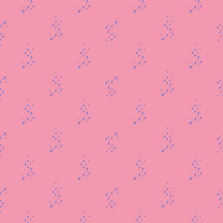 Seamless pattern bubbles on pink background. Abstract texture of soap for any purpose. Geometric template for textile fabric design. Simple vector ornament.のイラスト素材