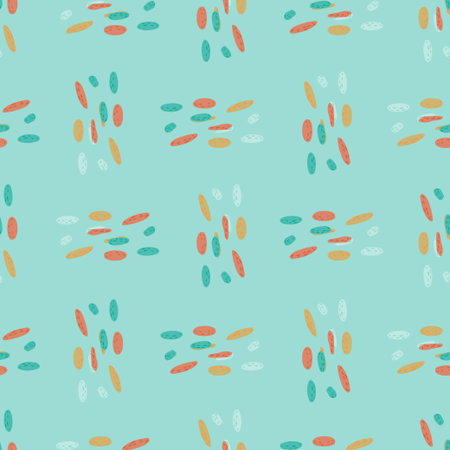 Pebbles seamless pattern. Beautiful texture gravel for fabric design. Repeated template stone in...