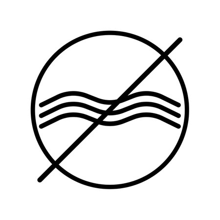 Microwave oven safe isolated on white background. Icon for cookware in ink style. Vector illustration design.のイラスト素材