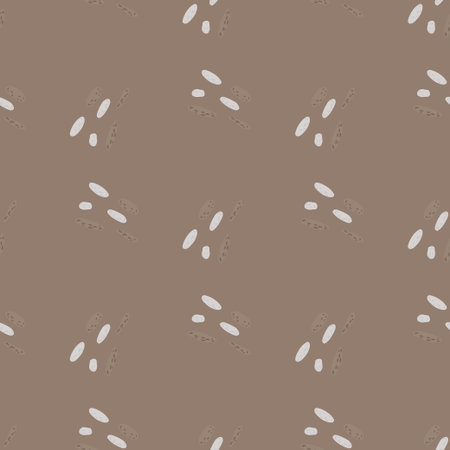 Pebbles seamless pattern. Beautiful texture gravel for fabric design. Repeated template stone in...