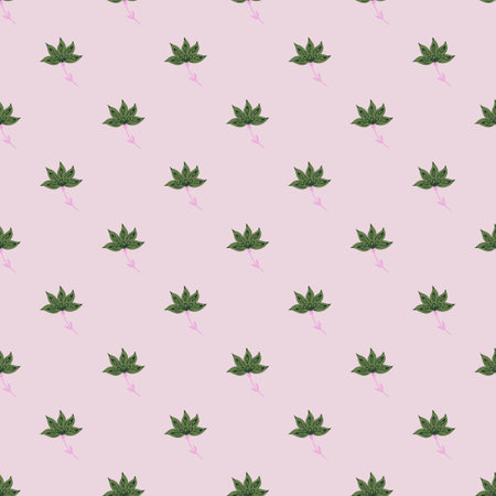 Flowers abstract seamless pattern. Hand drawn nature background. Repeated texture in doodle style...