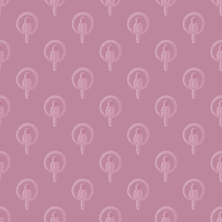 Parrot balloons seamless pattern. Circus balloon background. Repeated texture in doodle style for fabric, wrapping paper, wallpaper, tissue. vector illustration.のイラスト素材