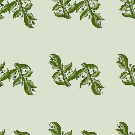 Folk flower seamless pattern. Ethnic floral motif background. Repeated texture in doodle style for fabric, wrapping paper, wallpaper, tissue. vector illustration.のイラスト素材