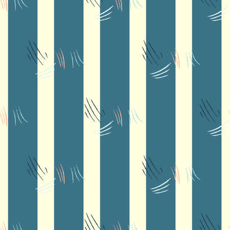 Scratches seamless pattern. Grunge texture. Old design. Repeated texture in doodle style for fabric, wrapping paper, wallpaper, tissue. Vector illustration.のイラスト素材