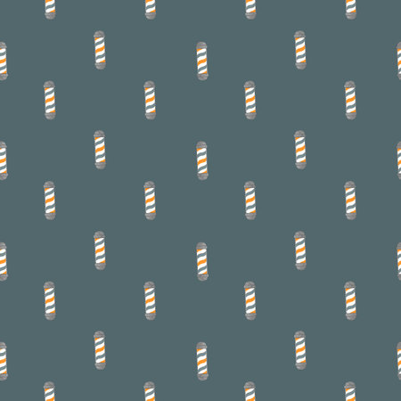 Barber's pole seamless pattern. barbershop background. Repeated texture in doodle style for fabric,...