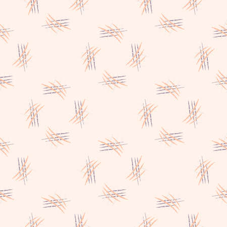 Scratches seamless pattern. Grunge texture. Horror design. Repeated texture in doodle style for fabric, wrapping paper, wallpaper, tissue. Vector illustration.のイラスト素材