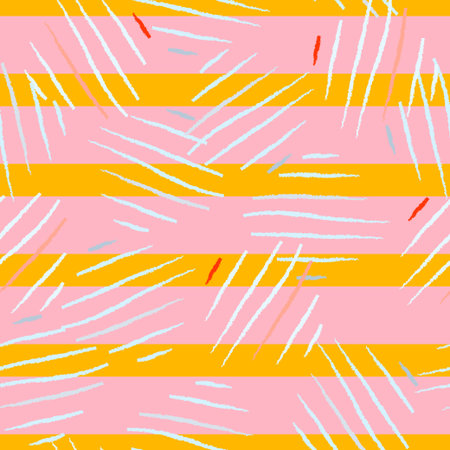 Scratches of seamless pattern. Hand drawn horror background. Repeated texture in doodle style for...