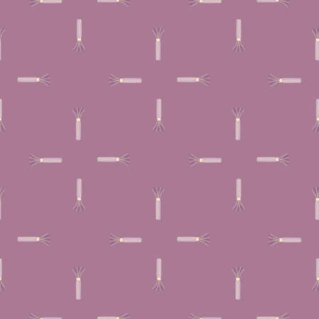 Palm tree seamless pattern. Background of tropical plant. Repeated texture in doodle style for fabric, wrapping paper, wallpaper, tissue. vector illustration.のイラスト素材