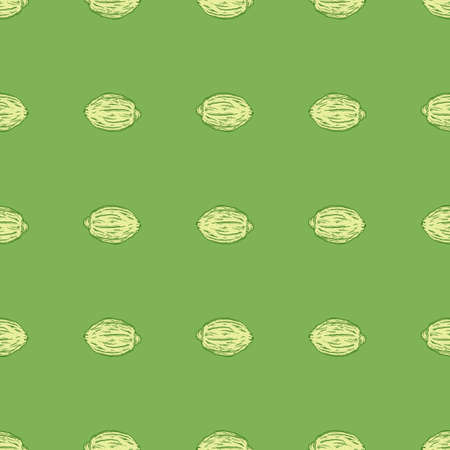 Seamless pattern engraved lemons. Vintage background citrus fruit in hand drawn style. Whole lemon or lime sketch. Vector repeated color design texture for print, fabric, wrapping, wallpaper, tissue.のイラスト素材