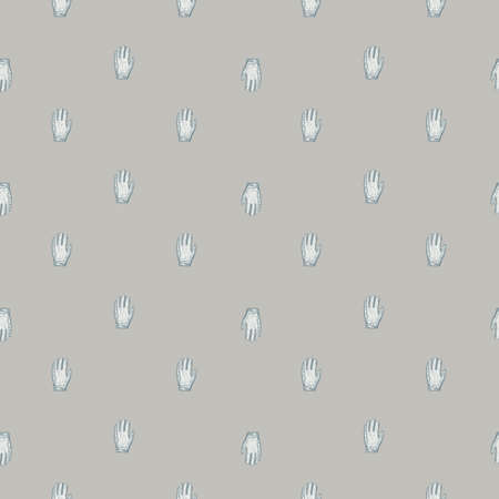 Football gloves seamless pattern engraving. Vintage sport background in hand drawn style. Vector repeated texture for print, fabric, wrapping, wallpaper, tissue.のイラスト素材