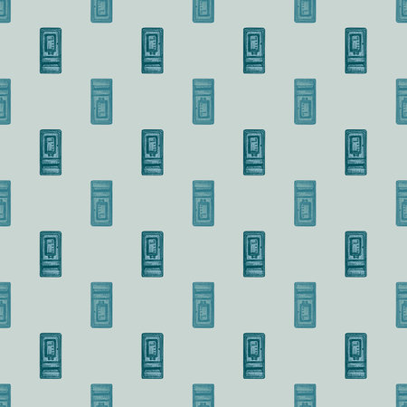Mailbox engraved seamless pattern. Vintage letterbox in hand drawn style. Sketch texture for fabric, wallpaper, textile, print, title, wrapping paper. vector illustration.のイラスト素材