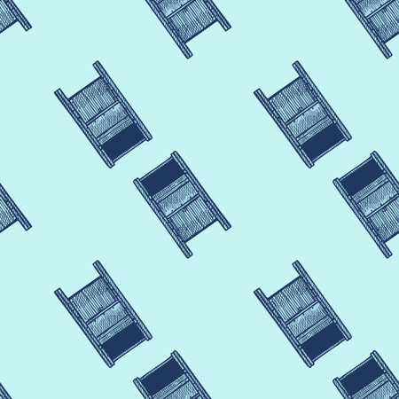 Mailbox engraved seamless pattern. Vintage letterbox in hand drawn style. Sketch texture for fabric,...