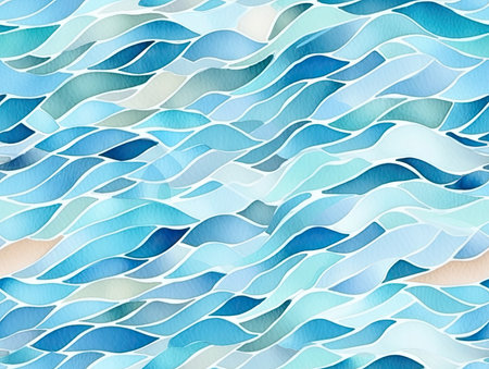 abstract wave wallpaper. creative liquid banner. For banner, postcard, book illustration. Created with generative AI toolsの素材