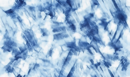 Watercolor indigo tie-dye wallpaper. Japanese coloring ornaments. For banner, postcard, book illustration. Created with generative AI toolsの素材
