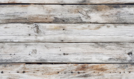 Textured wooden wall. Gray old board background. For banner, postcard, book illustration, card. Created with generative AI toolsの素材