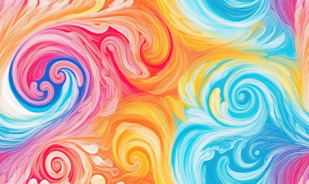 Texture of flow pink liquid paints. Spreading paint out wallpaper and golden line. For banner, postcard, book illustration, card. Created with generative AI toolsの素材