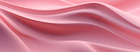Abstract 3D visualization of a delicate pastel pink surface, exuding calm and elegance. AI generative.の素材