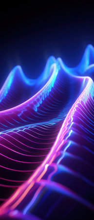 Capture attention with the dynamic, colorful lines and shapes of this abstract illustration, perfect for a club or banner.の素材