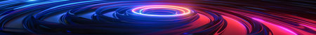 Hypnotic Blue and Red Neon Vortex.の素材