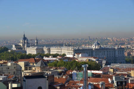 The Palacio Real de Madridの写真素材