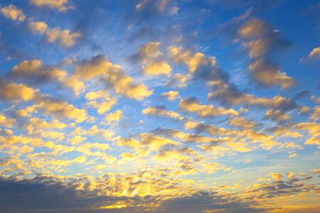 Sunset sky sceneryの写真素材