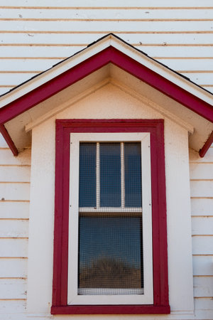 close up of a light house window in Atlantic Canada