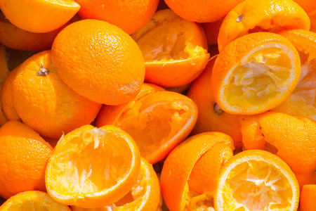 squeezed oranges