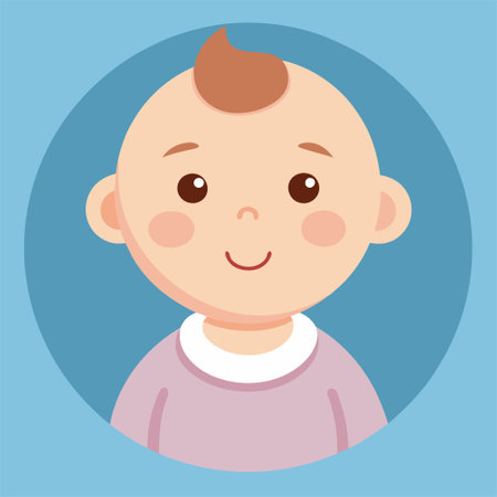 Cute little boy. Vector illustration in a flat style. Cartoon characterのイラスト素材