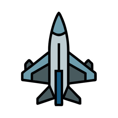 airplane jet fighter isolated icon vector illustration design, vector illustration graphicのイラスト素材