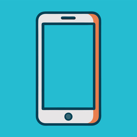 Smartphone design over blue background, vector illustration eps 10.のイラスト素材