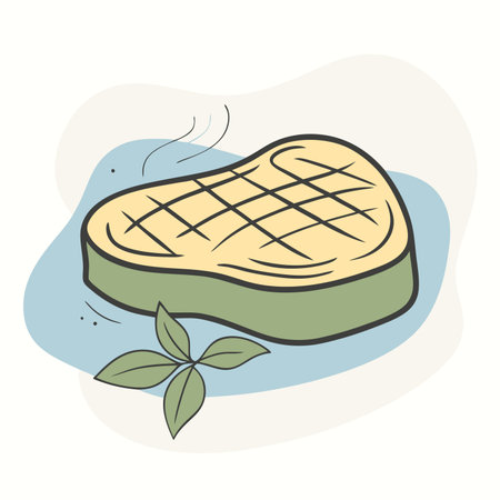 Steak icon. Steak vector illustration. Steak icon. Steak icon. Steak iconのイラスト素材