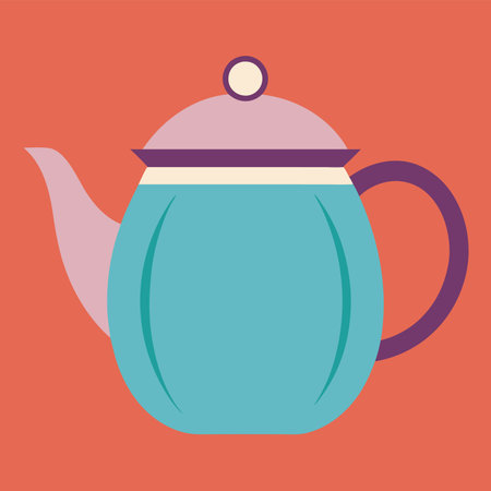 teapot icon design, vector illustration eps10 graphic.のイラスト素材