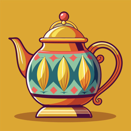 teapot icon design, vector illustration eps10 graphic.のイラスト素材