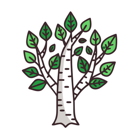 tree plant ecology icon vector illustration design vector illustration graphic doddleのイラスト素材