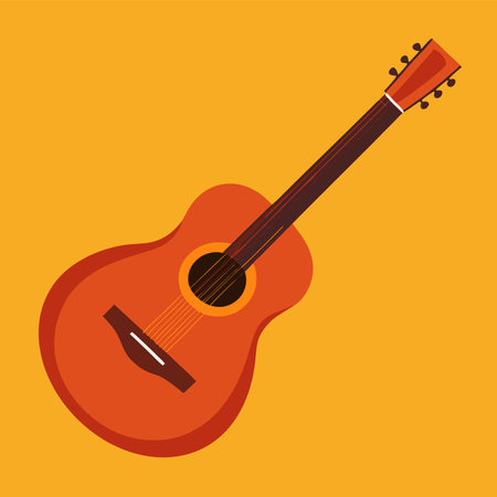 guitar icon design, vector illustration eps10 graphic.のイラスト素材