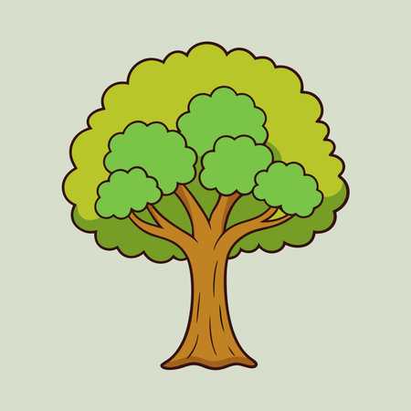 tree icon design, vector illustration eps10 graphic. EPS10のイラスト素材