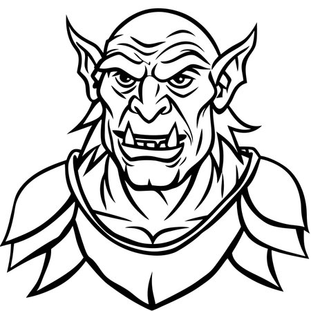 Gorilla.Mascot Templates.Vector illustration ready for vinyl cutting.のイラスト素材