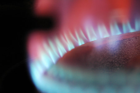 flaming fire