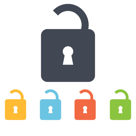 Lock iconのイラスト素材