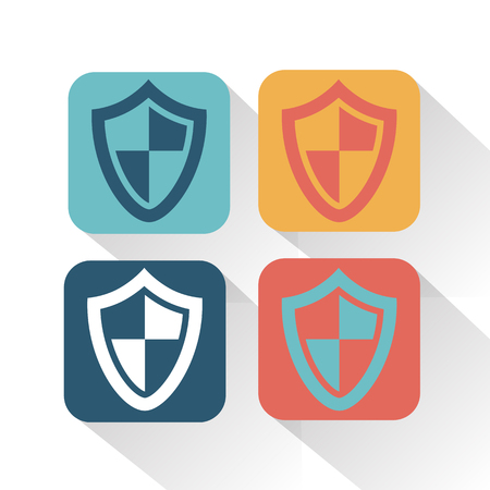 Shield iconのイラスト素材