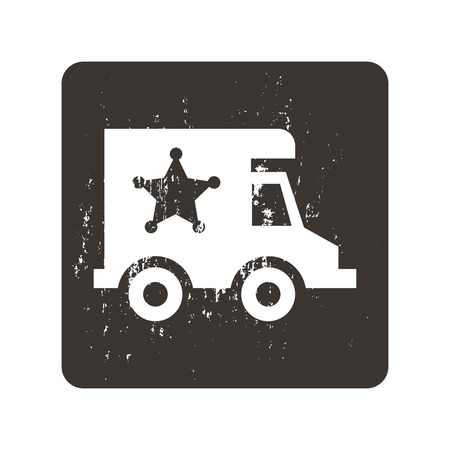 Security car iconのイラスト素材