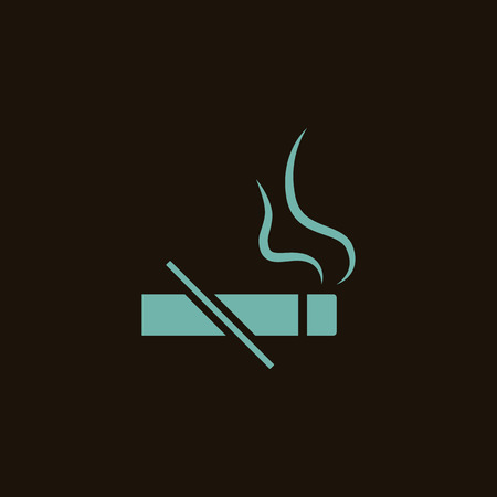 Smoking cessation iconのイラスト素材
