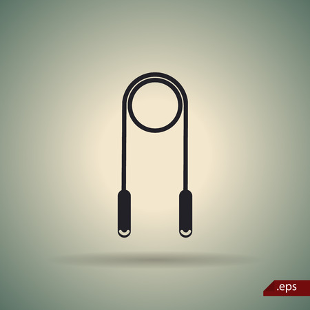 Skipping rope iconのイラスト素材